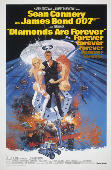 Diamonds Are Forever Poster